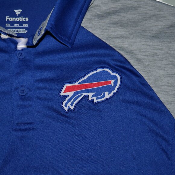 Buffalo Bills On Field Polo Men's size 2XL Royal Blue NFL - Picture 5 of 9